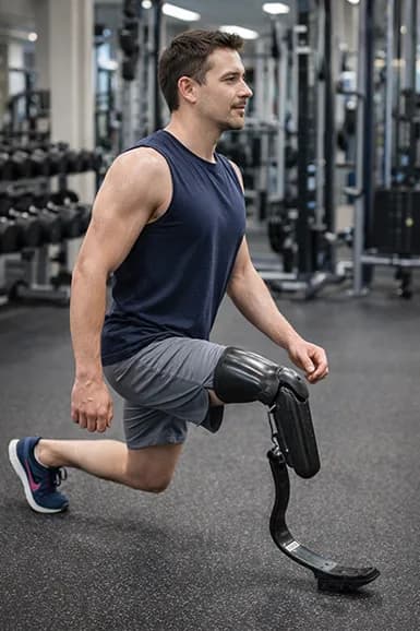 Спортивный протез для высокой нагрузки и активного ритма